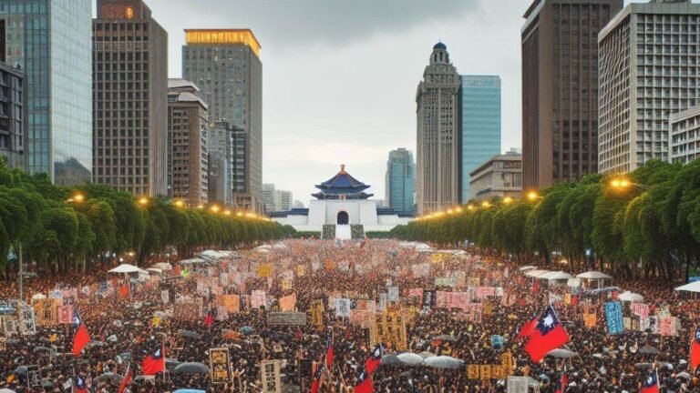 Taiwan: 30.000 Orang Berunjuk Rasa di Luar Parlemen Menentang Reformasi Legislatif Baru